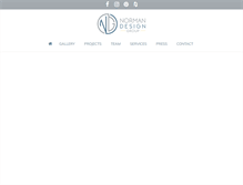 Tablet Screenshot of normandesigngroup.com